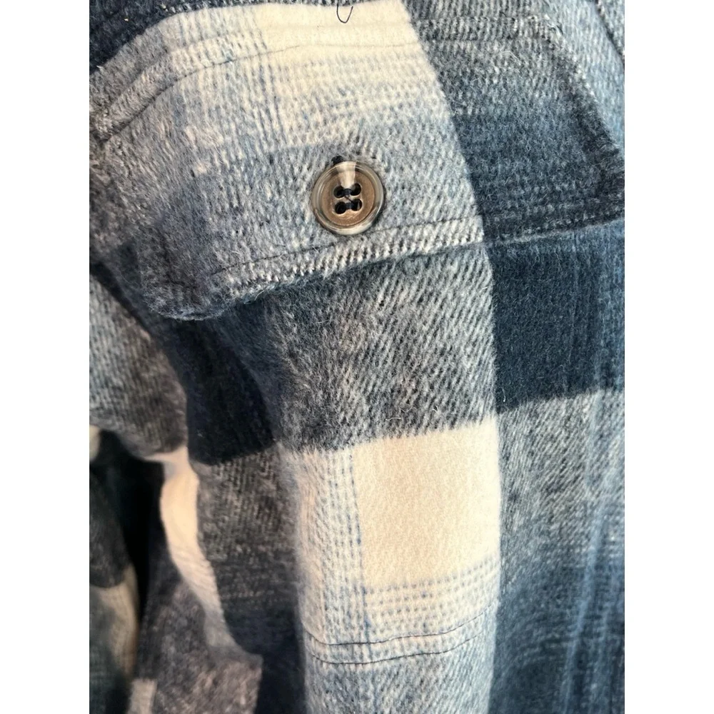 EIGHTY THREADS blues part wool shacket S M L - Picture 10 of 10